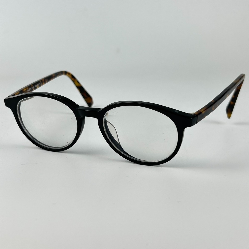 Warby Parker Watts 8101‎ Unisex Eyeglasses Frame Black Full Rim 49-18-145 mm